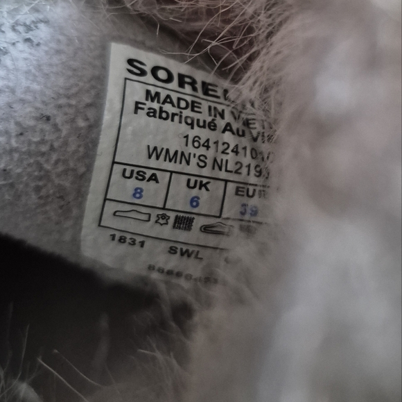 Sorel Joan of Arctic waterproof boots Size 8 Navy cream brown - Picture 4 of 6